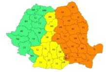 Meteorologii au emis o avertizare COD PORTOCALIU de ploi torențiale și vânt puternic în Dobrogea