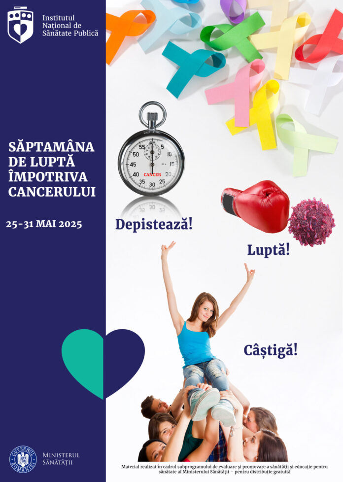 Poster-Săptămâna Europeană de Luptă Împotriva Cancerului