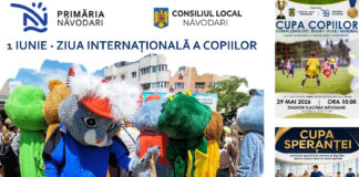 ZILELE COPILĂRIEI LA NĂVODARI! Activități sportive, ateliere de educație financiară, spectacole de teatru, magie, parada mascotelor, premii și multe surprize îi așteaptă pe copii, în perioada 29 mai – 1 iunie 2026