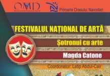 Magda Catone, la Năvodari. Festivalul Național Șotronul cu Arte 2026 debutează vineri, 8 mai, la Centrul de Afaceri Năvodari